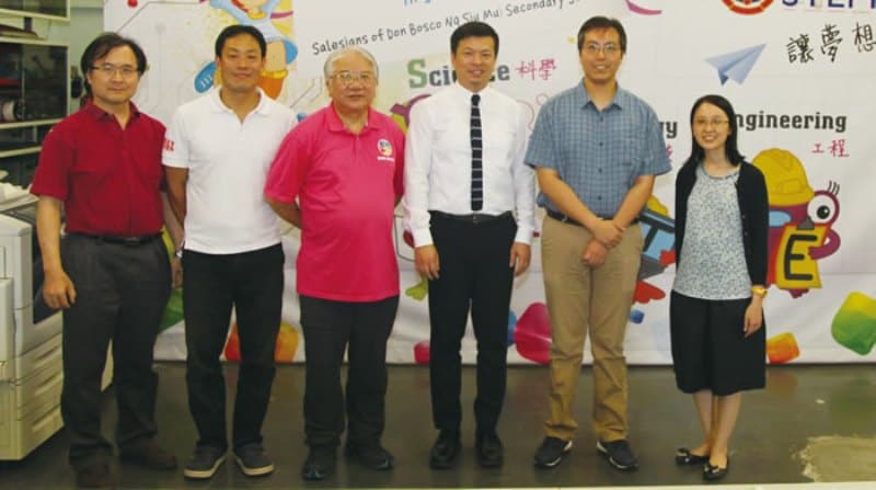 天主教慈幼會伍少梅中學 與商界合作開發校本教材 發揮最佳協同效應 天主教慈幼會伍少梅中學