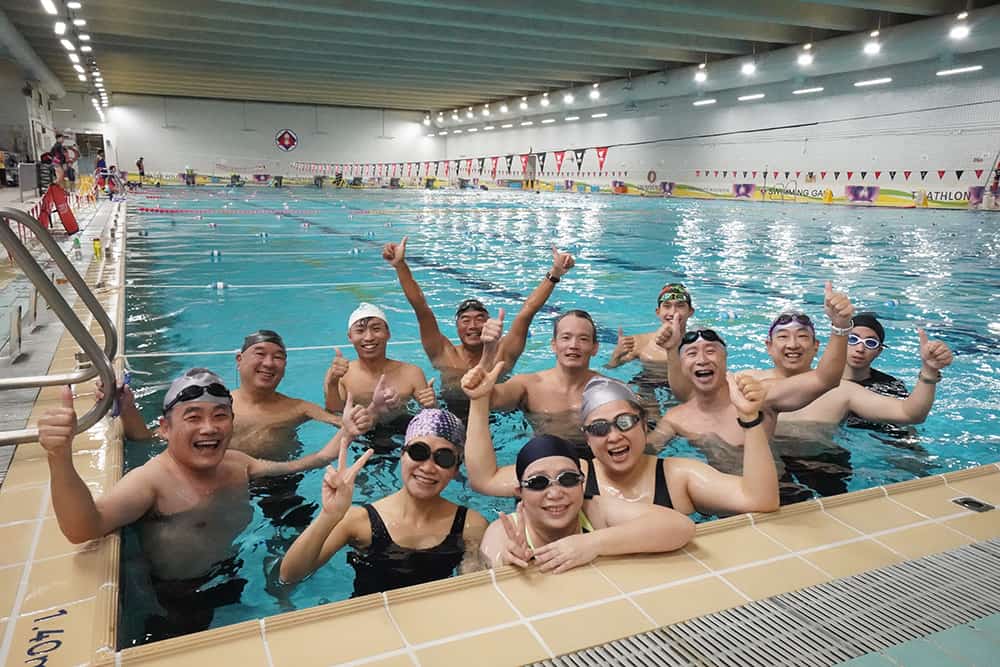 聖若瑟書院校長黃婉芬游泳逾千米支持《若瑟環島游》<br/>為學校籌逾百萬善款 聖若瑟書院校長黃婉芬游泳逾千米支持《若瑟環島游》<br/>為學校籌逾百萬善款
