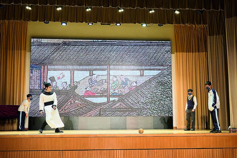 校園變身集古村市集 互動學習中華文化
