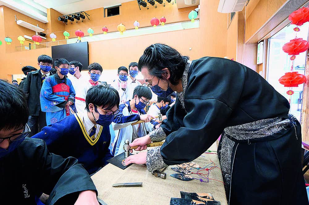 校園變身集古村市集 互動學習中華文化