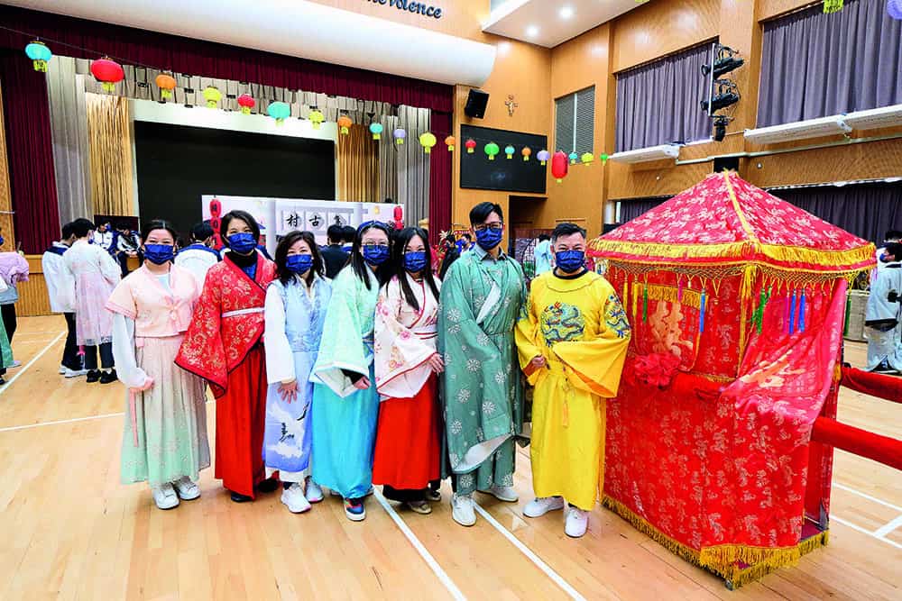 校園變身集古村市集 互動學習中華文化