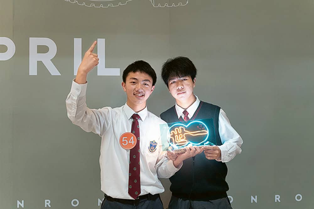 新界喇沙中學<br>參與「學校起動」計劃「趁墟做老闆」展銷會