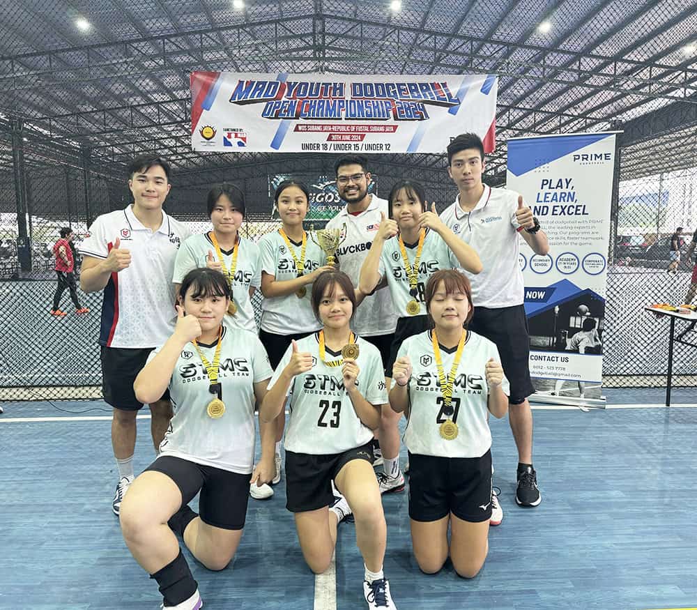 沙循揚威海外 奪馬國閃避球女子青少年冠軍