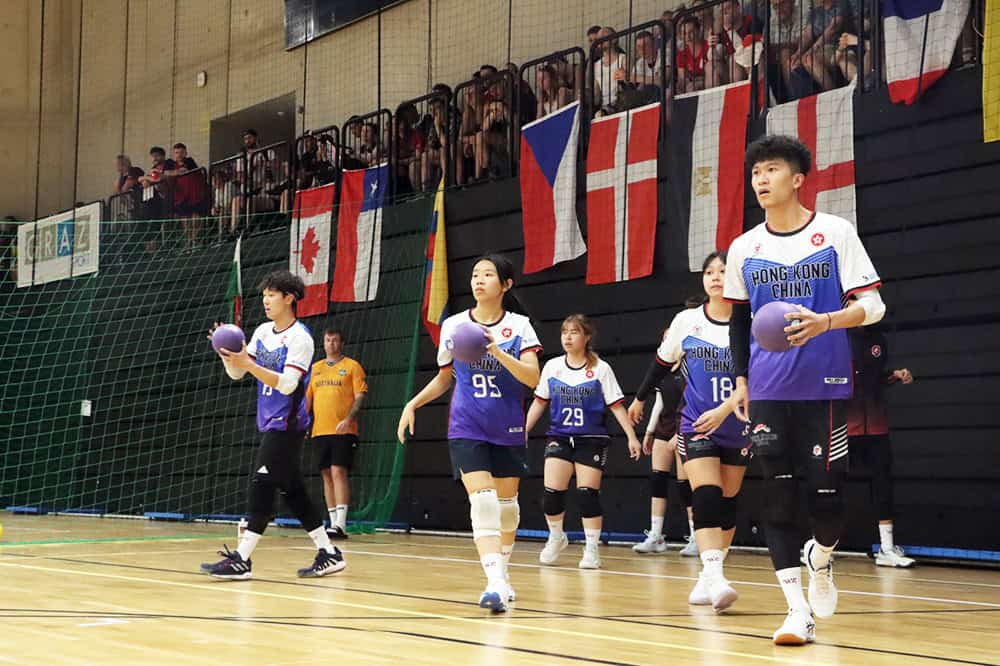 中國香港閃避球代表隊世錦創佳績<br>女子添銅 男混入頭五
