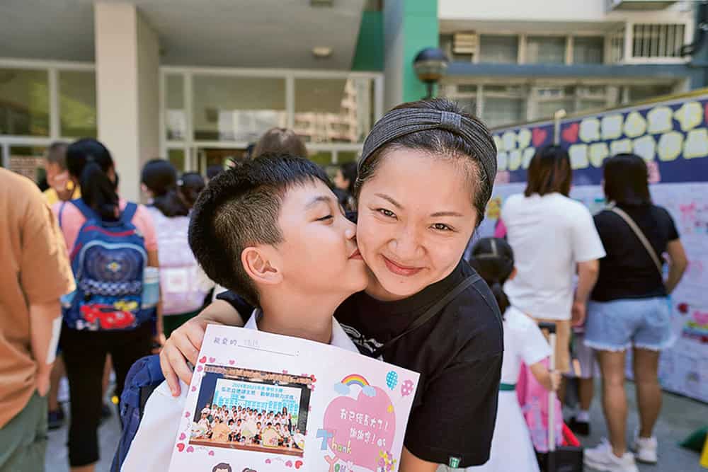 聖公會李兆強小學<br>學生自製心意卡向父母送暖